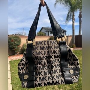 Michael Kors Black and Brown Women's Bag